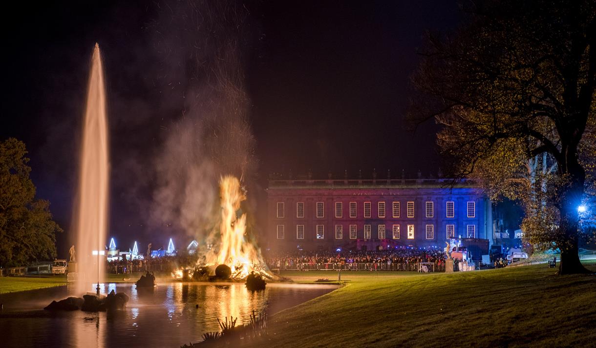 Bonfire and Fireworks at Chatsworth House