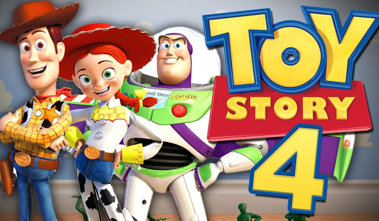 Toy Story 4 with three characters