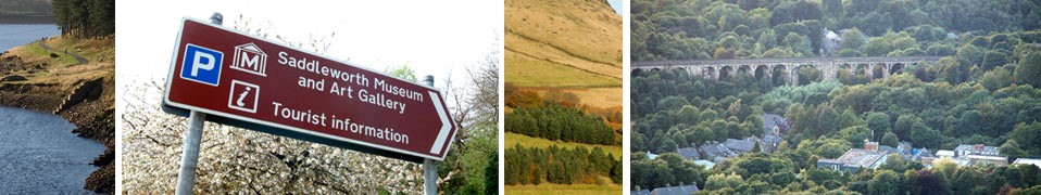 Various images of travelling around Oldham