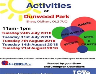 Free Summer Activities - Dunwood Park