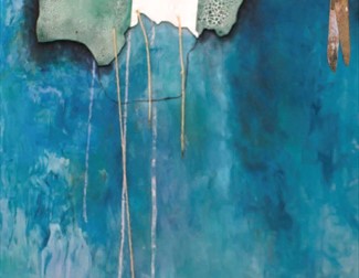 Image of art by Ade Ogundimu called "By a Thread"
