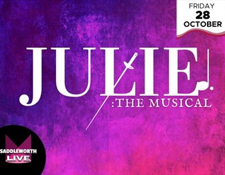Words: Julie the Musical on a purple background