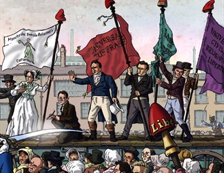 Soapbox Oldham - part of Peterloo 2019