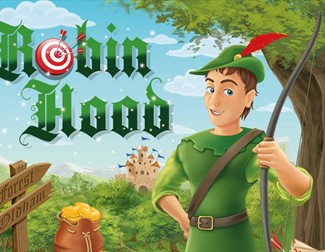 Cartoon image of Robin Hood