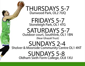 Dunwood Park - open Basketball sessions with Manchester Giants