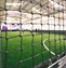 image of football net and players