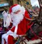 Father Christmas and a reindeer