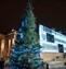Christmas tree outside the odeon