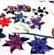 knitted and felt floral arrangement