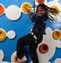 Child on climbing wall