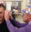patient having ears checked