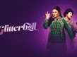 Glitterball poster showing actress in bangra style and as Shirley Bassey