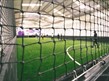 image of football net and players