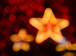 Orange Star Bokeh Light
