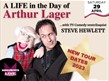 A Day in the life poster depicting Tv comedy ventriloquist Steve Hewlett