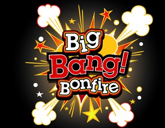 Cartoon wording of Big Bang Bonfire