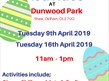 Easter Holiday Activities at Dunwood Park