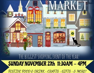 poster showing Lees Christmas Markets