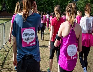 Race for life run participants