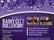 Rainy City Roller Girl poster