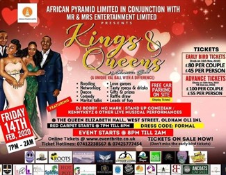 Kings & Queens Valentines Ball at The Queen Elizabeth Hall