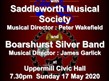 CANCELLED: Saddleworth Musical Society & Boarshurst Silver Band at Uppermill Civic Hall