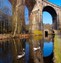 Saddleworth Viaduct over the canal by Brownhill