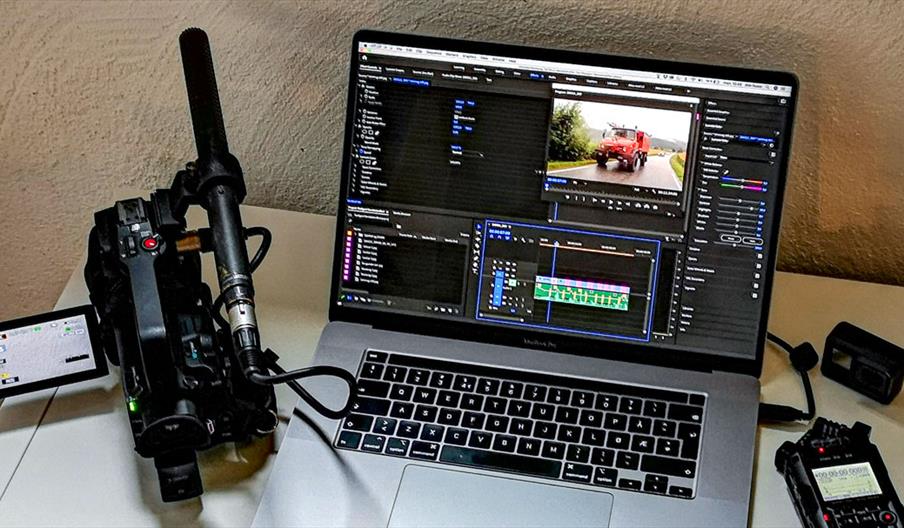 Videokamera, redigeringssuite, lydopptaker