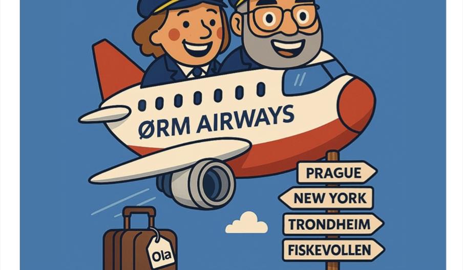 Gutta på tur med ØRM airways