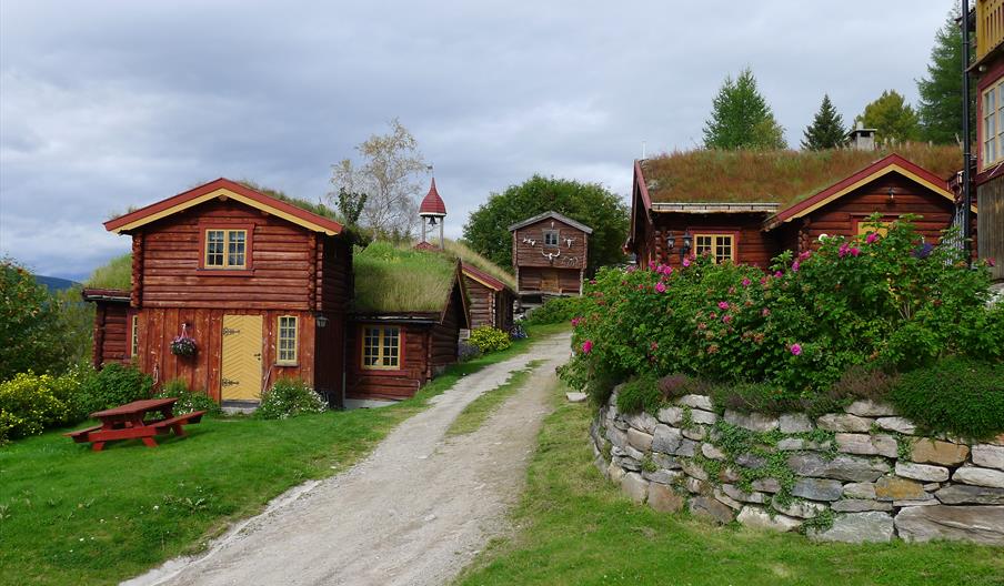 Vakkert tun ved Romenstad hytter