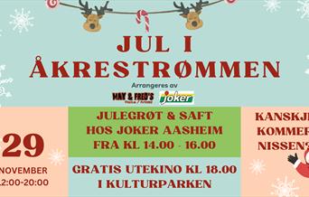 Julemarked på Åkrestrømmen