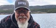 Fred A. Olsen,  blid fiskeguide i Rendalen