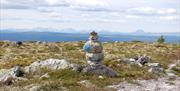 Flott utsikt mot Rondane fra Renåfjellet, foto Ine Gulbæk