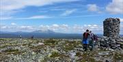 På toppen av Renåfjellet ved Vardebua, foto Ine Gulbæk