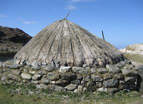 Iron age house at Bosta, Bernera, Lewis
