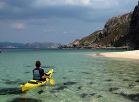 Kayaks at Barra BEach