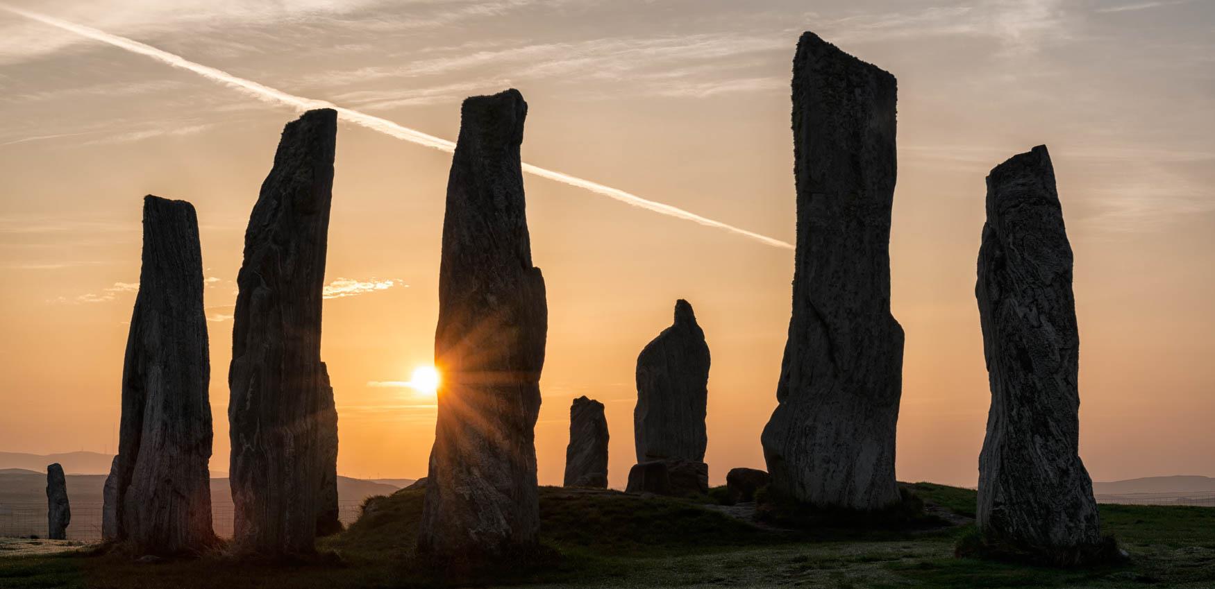 Sunbeams through Calanais