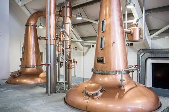 Eat Drink Hebrides - Isle of Harris Distillery 2 copper stills