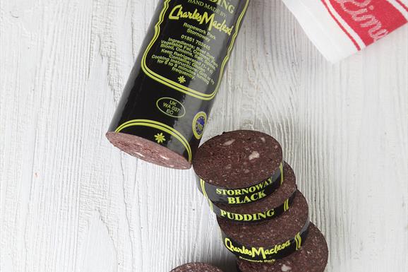 Eat Drink Hebrides - Charles MacLeod Butchers black pudding