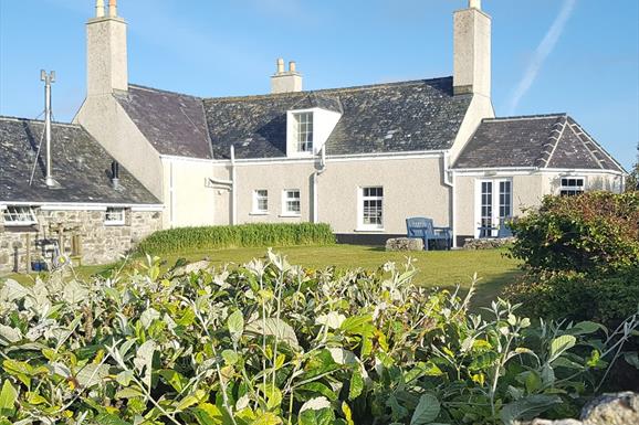 Beautiful gardens at Galson Farm Guesthouse