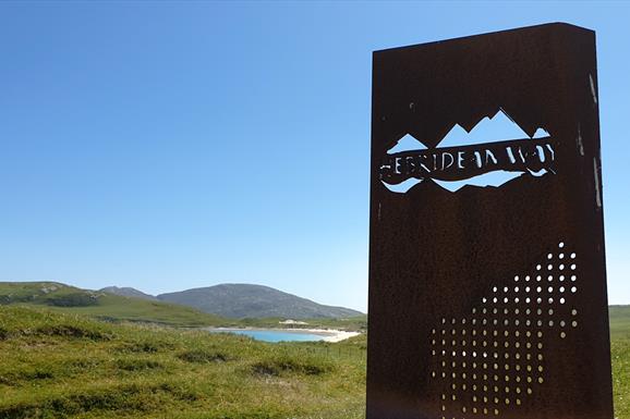 Start point of the Hebridean Way in Vatersay.