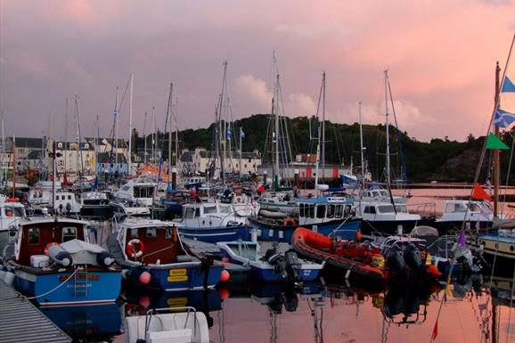 Stornoway Port Authority harbour wuth boats & yachts