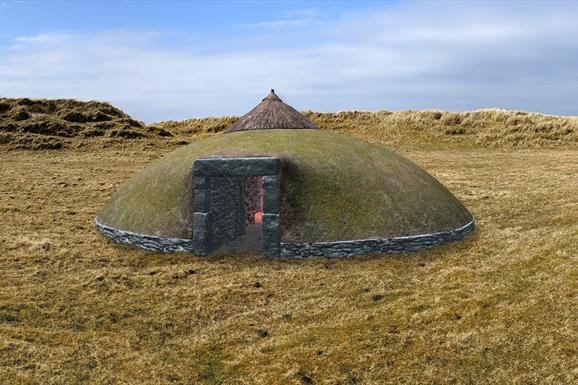 Cill Donnain  photo in machair land