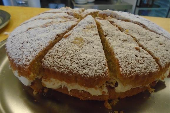 Eat Drink Hebrides - Taigh Chearsabhagh Cafe sponge cake
