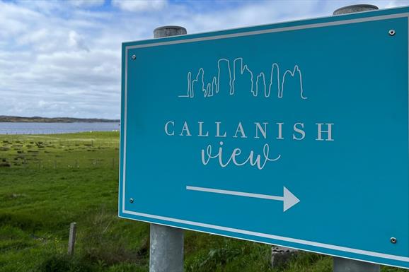 Callanish View sign