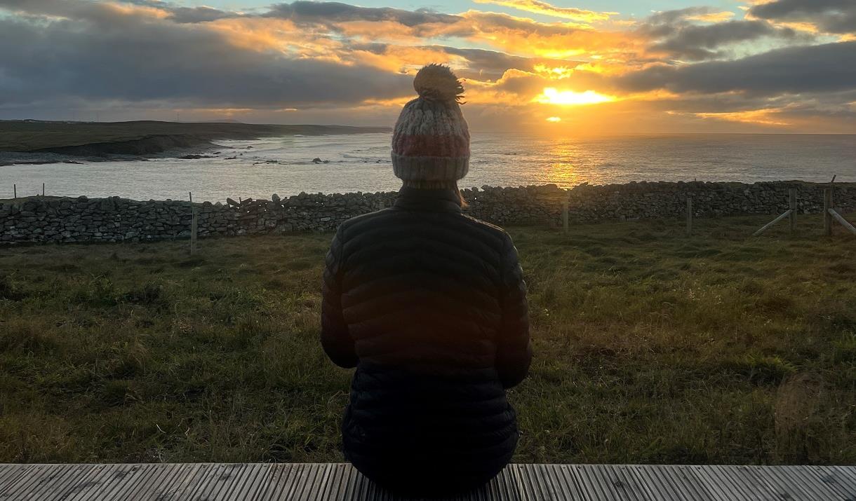 Brighid sunset
