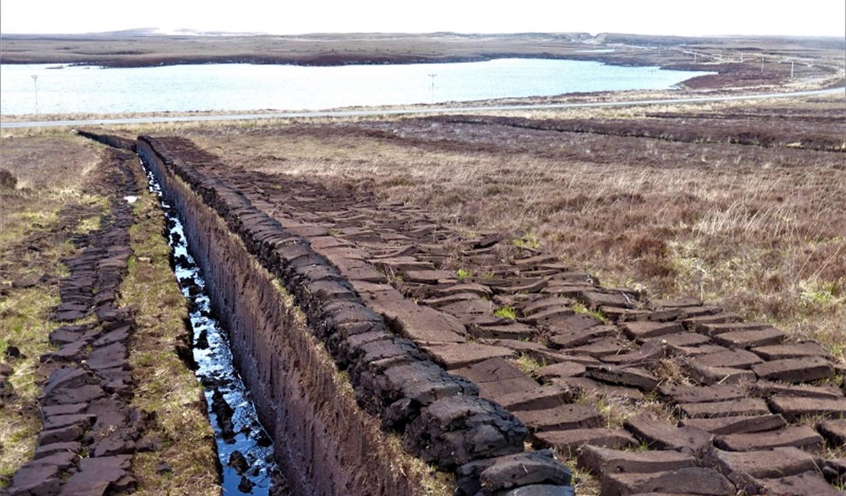 Western Isles Tour Guides Association A freshly cut peat bank in the Isle of Lewis