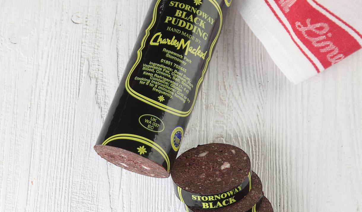Eat Drink Hebrides - Charles MacLeod Butchers black pudding
