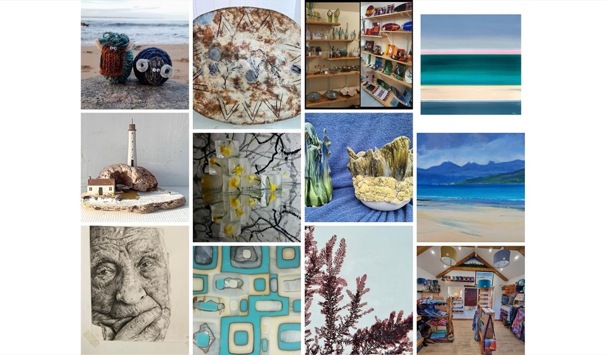 Open Studios Hebrides - Collage 2