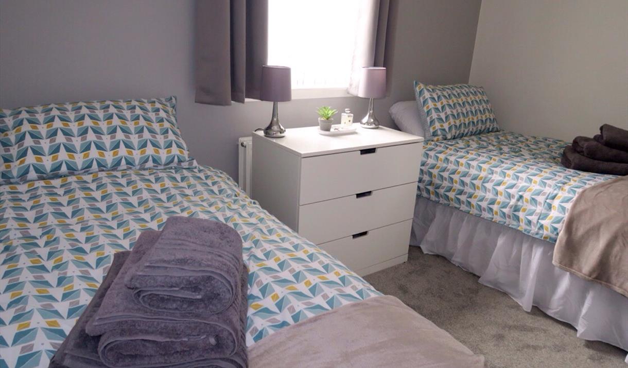 Sealladh A' Chaolais twin bedroom